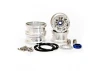Hobao DC-1 CNC Aluminium. Beadlock 1.9  6-Spoke Wheels Silver (2)