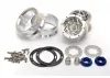 Hobao DC-1 CNC Aluminium. Beadlock 1.9 Wheels Silver (2)