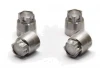 Hobao DC-1 CNC Aluminium Flanged Wheel Nuts 4mm (4)