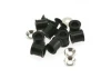 Hobao Hyper 9 Rubber Bushes + Aluminium. Washers For 1 Piece Caps