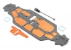 Hobao Hyper Star CNC Chassis +6mm Rear Extension