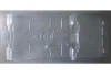 Tamiya 190mm Clear Truck Bodyshell For 58632 - Lower Wheel Arch Parts Only