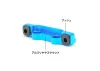 Tamiya TD4 Aluminium Rear Suspension Mount