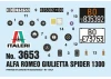 Italeri Giulietta Spider 1300