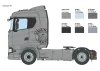 Italeri Scania S770 4x2 Normal Roof Grey Cab