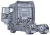 Italeri Scania S770 4x2 Normal Roof Grey Cab