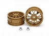 Tamiya Porsche 911 Gt1 Front Wheels*clr*