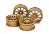 Tamiya M-Narrow 10-Spoke Wheels Clr