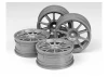 Tamiya M-Narrow 10-Spoke Wheels Clr