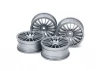 Tamiya Medium Narrow 18 Spoke Wheels Clr