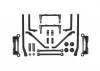 Tamiya M-07 Concept A Parts Body Mount