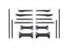 Tamiya CC-02 J Parts Body Mounts X 2