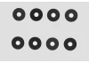 Tamiya Wheel Spacer (Blue)