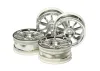Tamiya 10 Spoke Platd Wheel X 4 24mm Offo