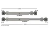 Tamiya CR-01 Carbsteel Propshaft 85mm