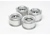 Tamiya F104 Plated Mesh Wheel Rubber Tyre