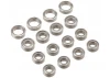 Tamiya TT-02 Ball Bearing Set: 10x5mm (8) + 11x5mm (4) + 12x8mm(4)