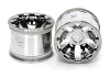 Tamiya T3-01 Chrome Whl 4 Wps Tire R