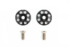 Tamiya Aluminium Wing Washers Black