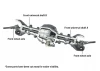 Tamiya CC-02 F Assy Univ Shafts Lr