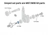 Tamiya M Lw 1 Piece Aluminium Axle And Hub