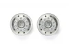 Tamiya Plated Front Wheels 22mm Matt