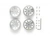 Tamiya Plated Rear Wheels 22mm Matt