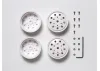 Tamiya R Wheel Sets (22mm/Whi)