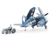 Tamiya Vought F4U-1D Corsair With Moto Tug