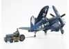 Tamiya Vought F4U-1D Corsair With Moto Tug