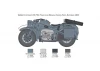 Italeri Zundapp Ks 750 With Sidecar