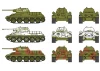 Italeri T34/76 M42(2 Fast Assembly Models)