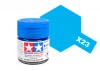 Tamiya Acrylic Mini Paints X-23 Clear Blue ** CLEARANCE **