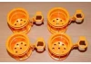 Tamiya Wheel Yellow For Dump Truck