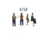 Set of 4 Wild West 1:12 Stagecoach Figures for AL20345
