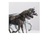 Set of 2 Wild West 1:12 Stagecoach Horses for AL20345
