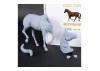 Set of 2 Wild West 1:12 Stagecoach Horses for AL20345