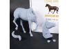 Set of 2 Wild West 1:12 Stagecoach Horses for AL20345