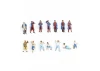 Artesania Set Of 14 Die Cast Figurines