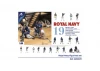 1:84 Royal Navy Officers - Set of 19 die cast figurines