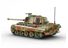 Tiger II tank in camo