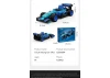 Blue Circuit Racing Car - 123 pcs