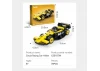 Mini Yellow Circuit Racing Car - 70 pcs