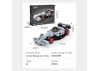 Mini Grey Circuit Racing Car - 70 pcs