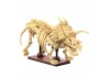 Tray of 3 Dinosaur Eggs with Stegosaurus - Triceratops & Velociraptor