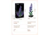 Lavender Building Block Planter - 205 pcs