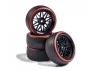 CARSON 1:10 Wheel Set Drift (4) black/red