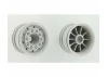 Tamiya Front Wheel Wide Silver (2)