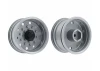 Tamiya Front Wheel Tyre Wide Silver (2)