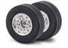 Tamiya Front Wheel Wide Chrome (2)
